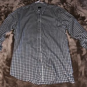 Kenneth Roberts Platinum Dress Shirt Mens Large